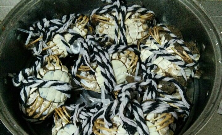 【蒸河蟹的做法步骤图,蒸河蟹怎么做好吃】噗