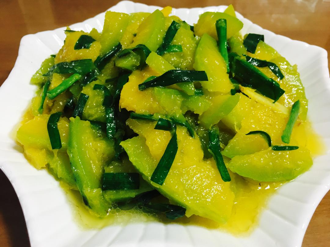 韭菜炒南瓜