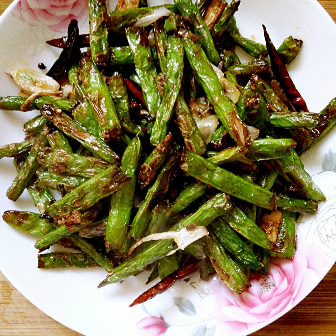 家常菜 干煸四季豆 z洁q做的干煸四季豆z洁q
