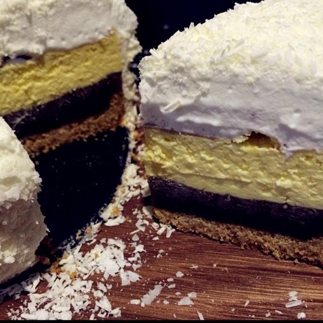 【布朗尼雪域牛乳芝士蛋糕的做法步骤图】木姝姝-制作