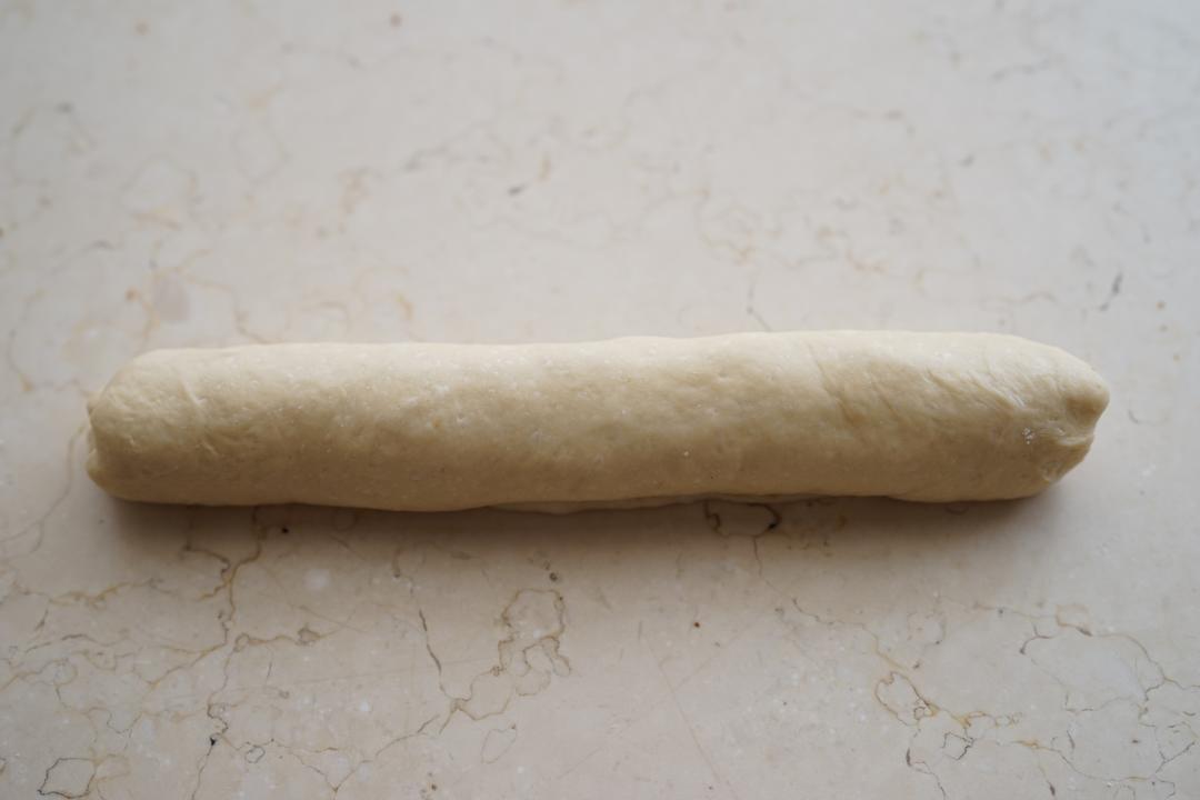 【绵软红糖流心吐司的做法步骤图，怎么做好吃】哈奇0328-制作