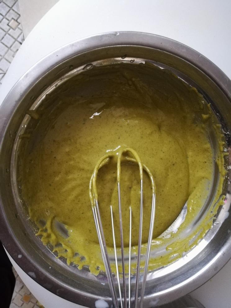 【三味蛋糕卷 (抹茶，可可，红曲)的做法步骤图】环丶丫头-制作