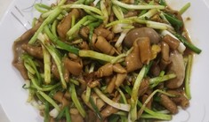 姜葱炒鹅肠