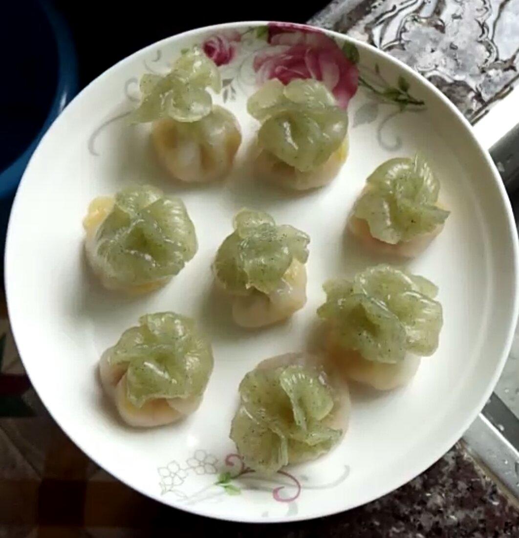 水晶白菜蒸饺