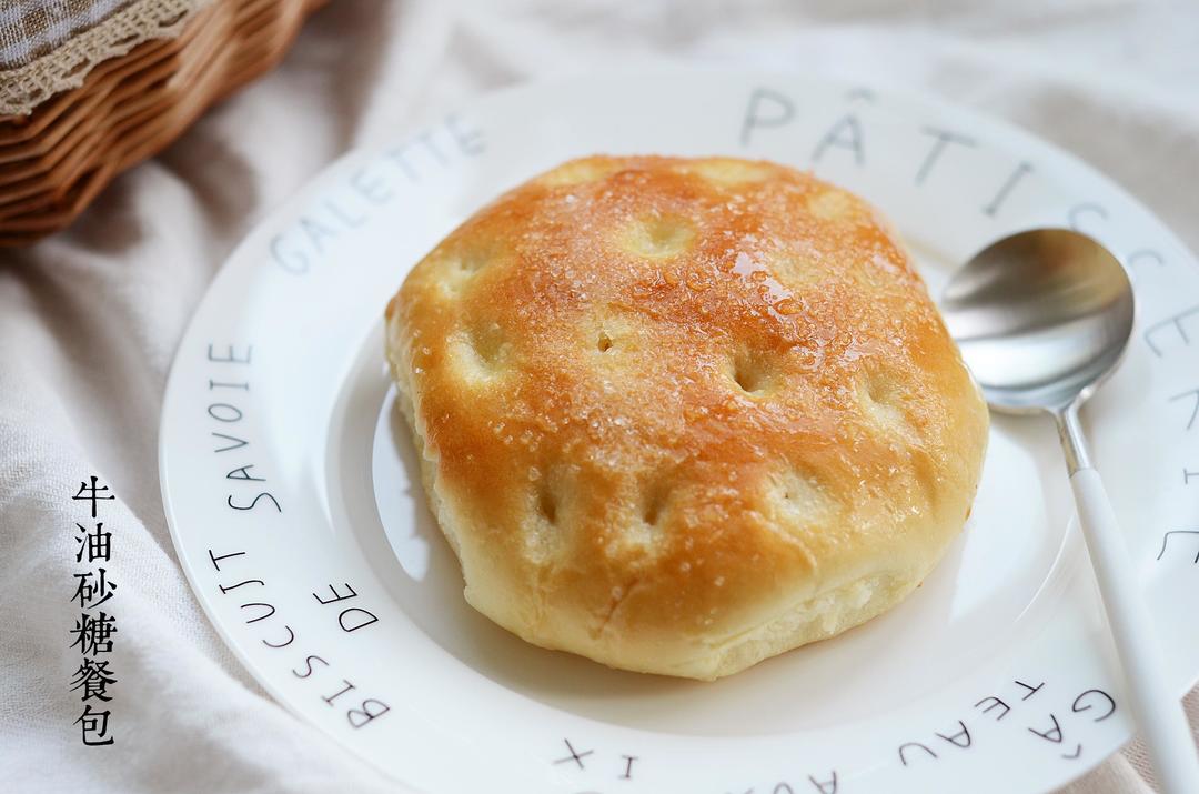 【热量炸弹——牛油砂糖餐包(100%冷藏中种)的做法步骤图】天然气小姐—Ariel-制作