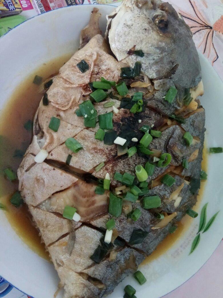 雪绵遇上豆沙做的红烧金昌鱼