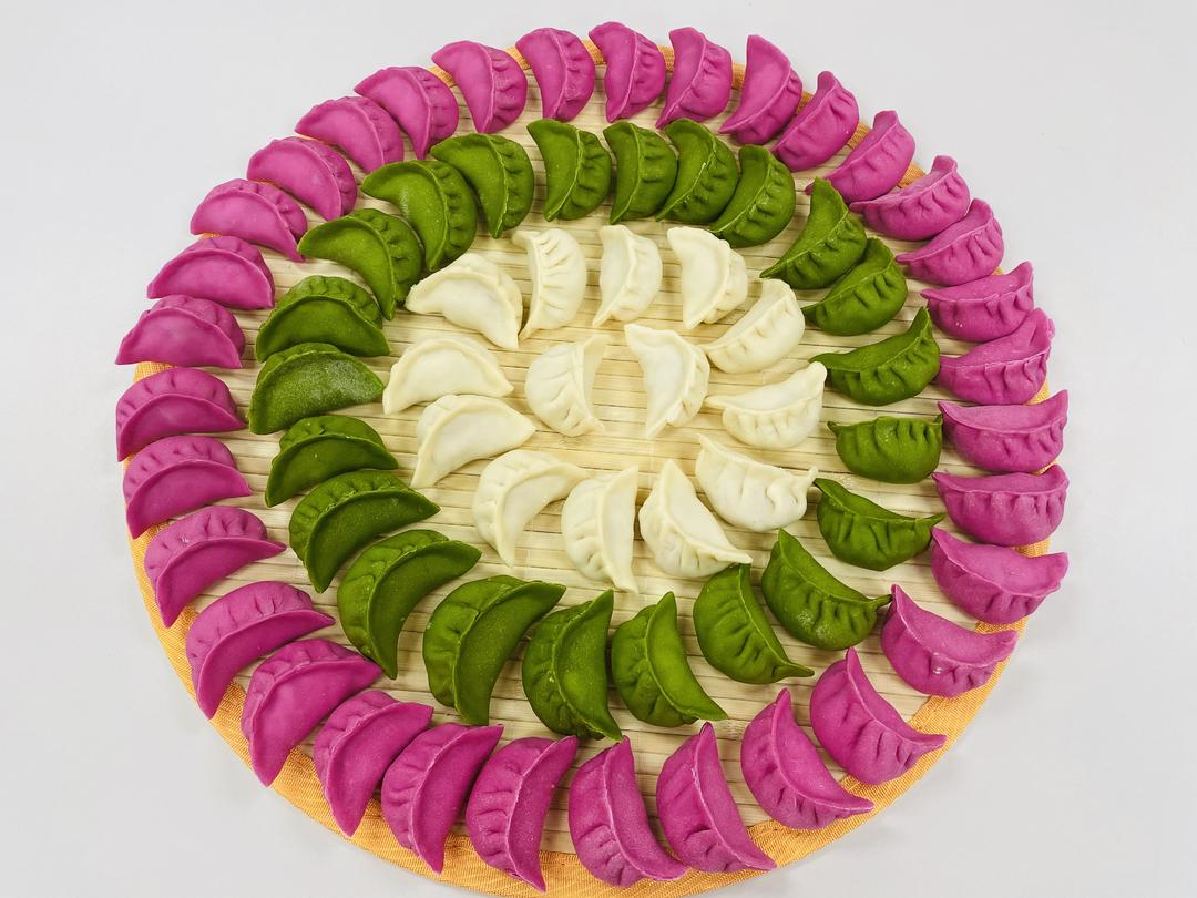 七彩水饺