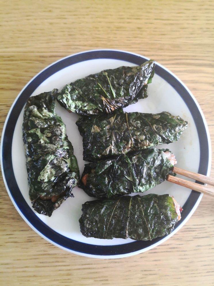 小蓝逗做的香煎假蒌包肉