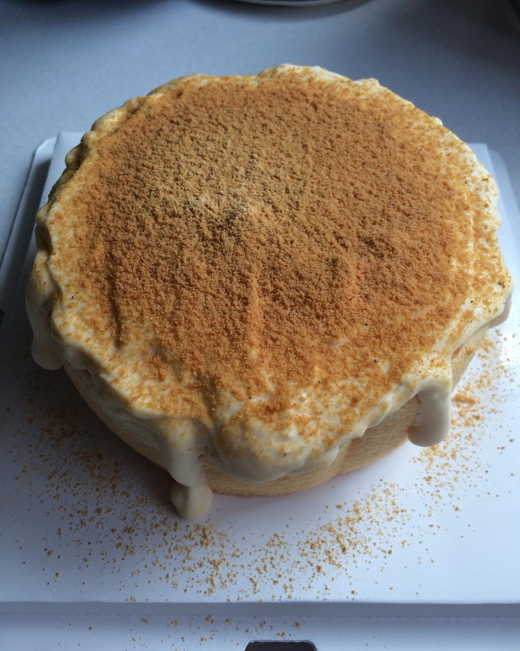 浅海拾贝做的超好吃的豆乳爆浆蛋糕