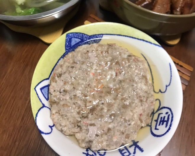 梅菜蒸虾/肉饼的做法