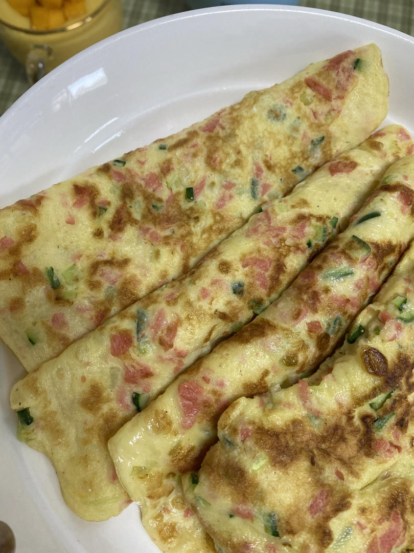 梦洁つ做的葱花鸡蛋饼