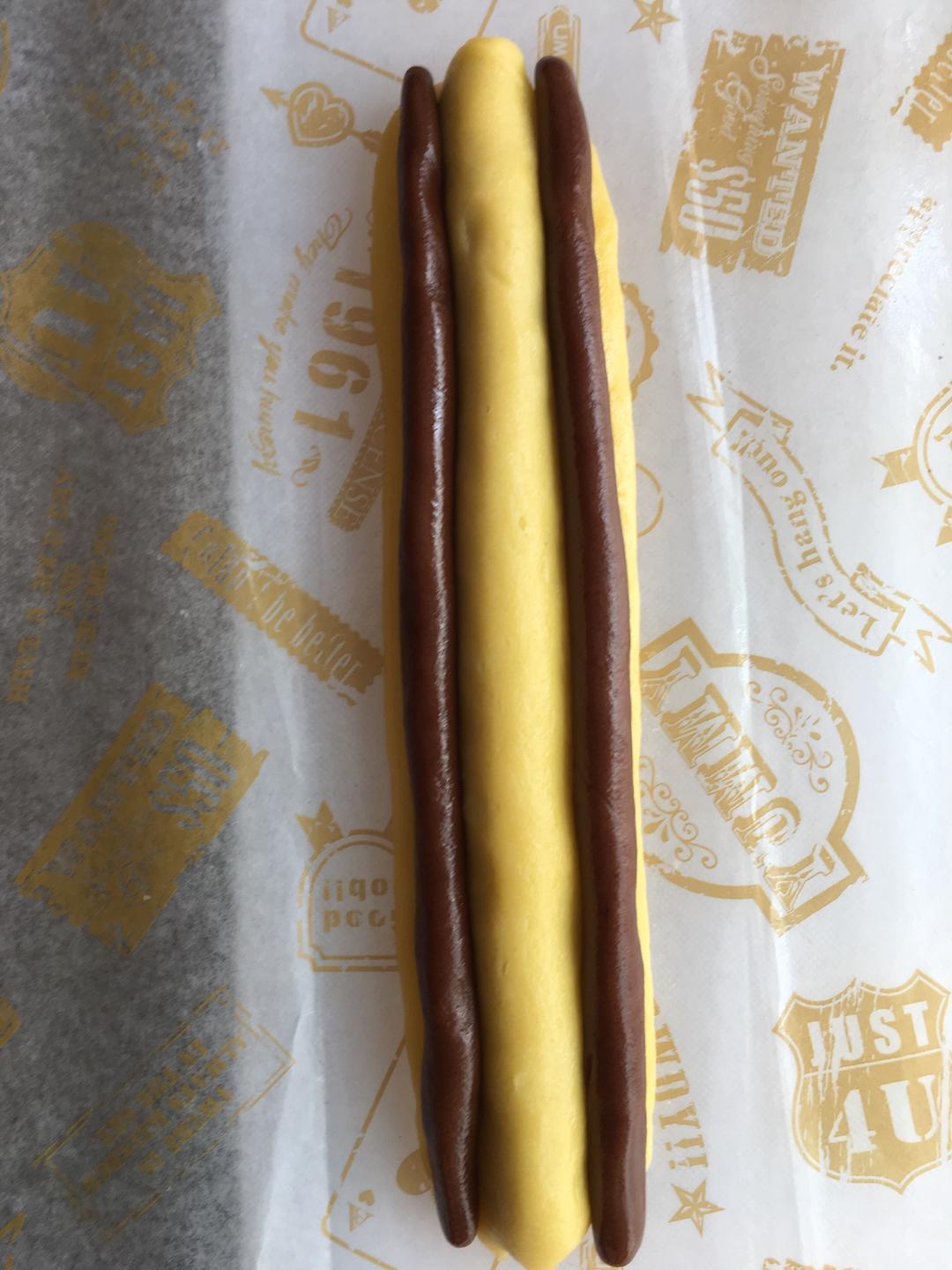 萌萌哒的熊猫饼干的做法 步骤2
