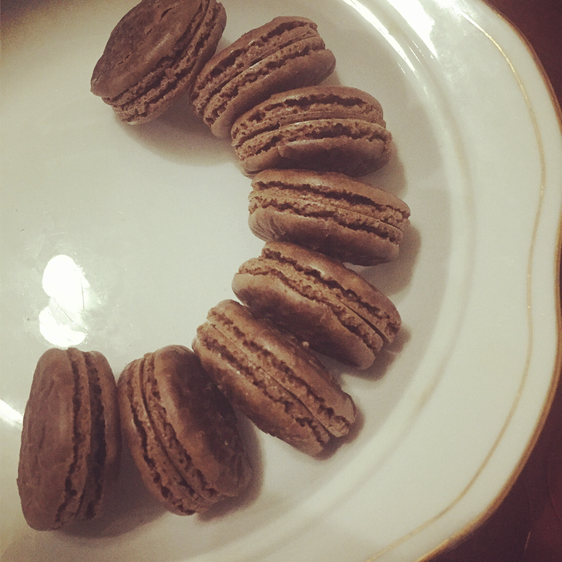 巧克力马卡龙—面粉版的全部作品