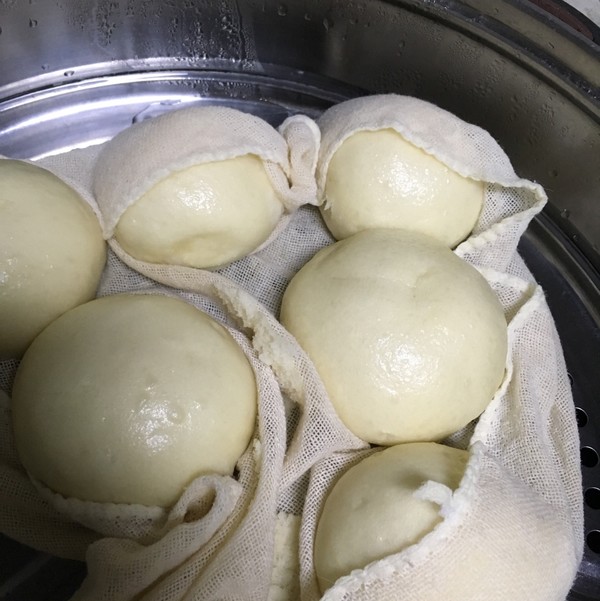 我不是来搞笑的做的纯手工奶香馒头【无泡打粉,无添加】