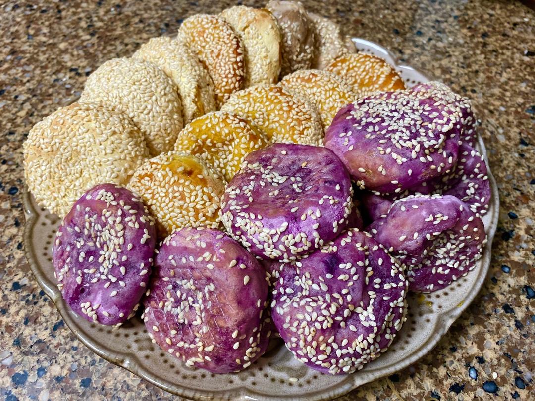 空气炸锅版南瓜饼