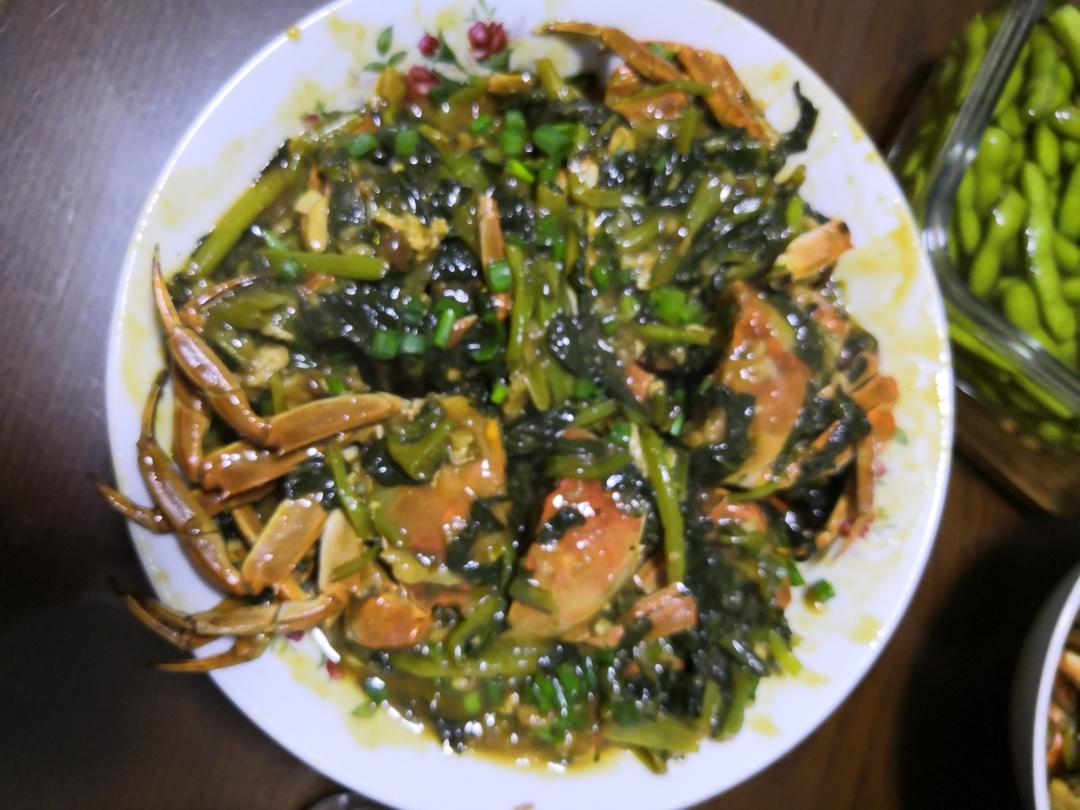 这个季节的时鲜菜—面拖蟹的做法 步骤4