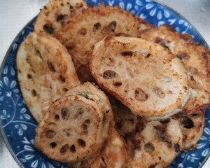 鸭油煎藕盒茄盒(多功能锅)的做法 步骤8