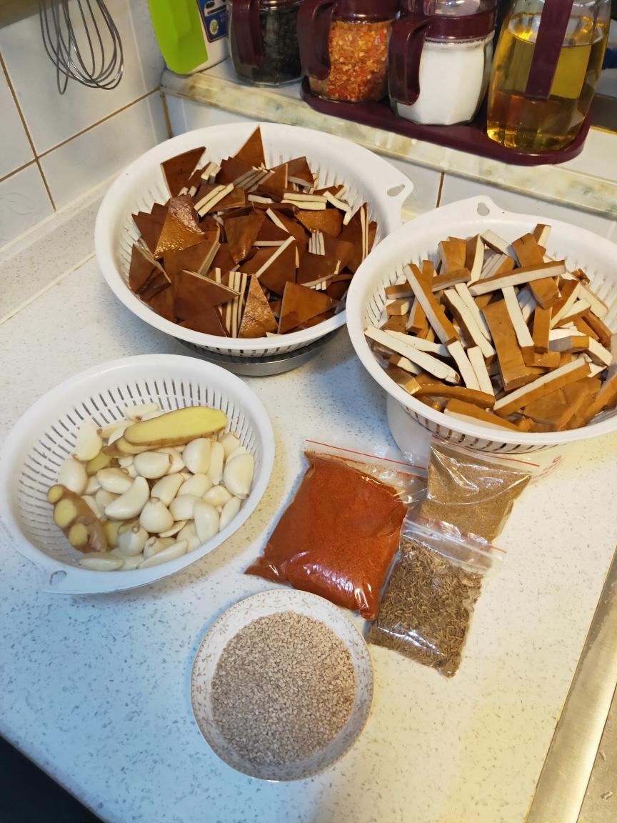自制辣条干子