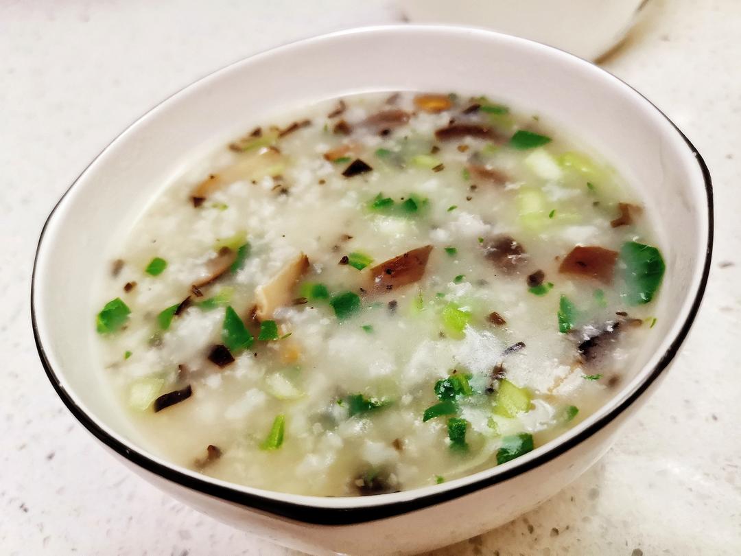 香菇青菜粥
