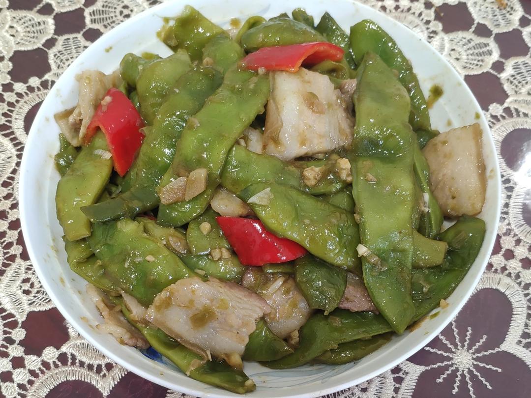 烧油豆角的做法