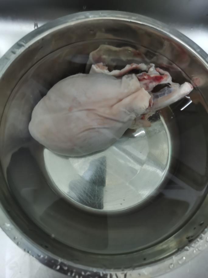 1,羊宝放水里清洗