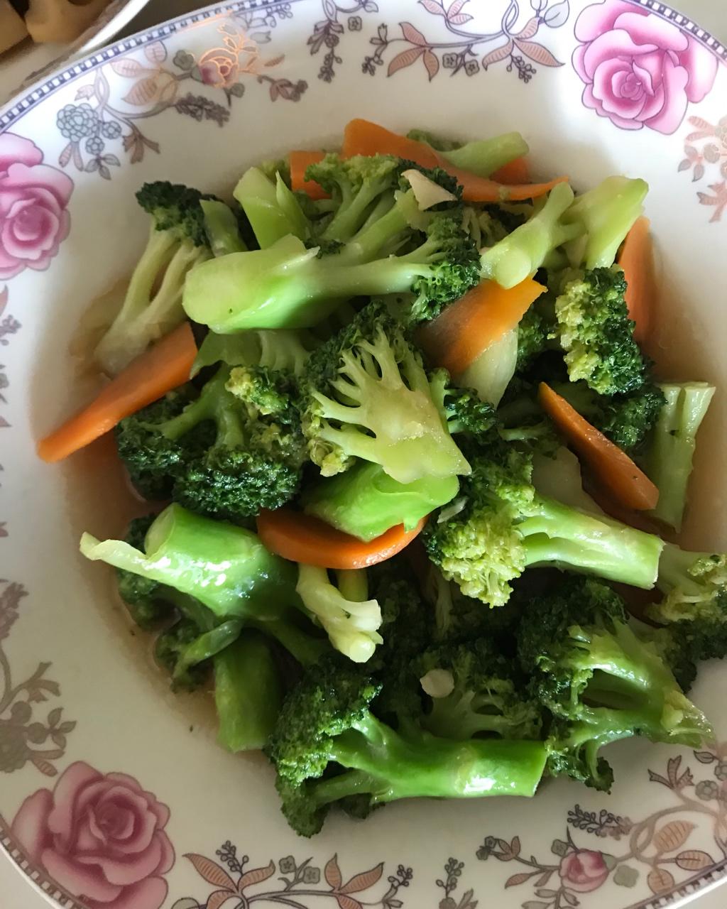 wjing0530做的清炒西兰花