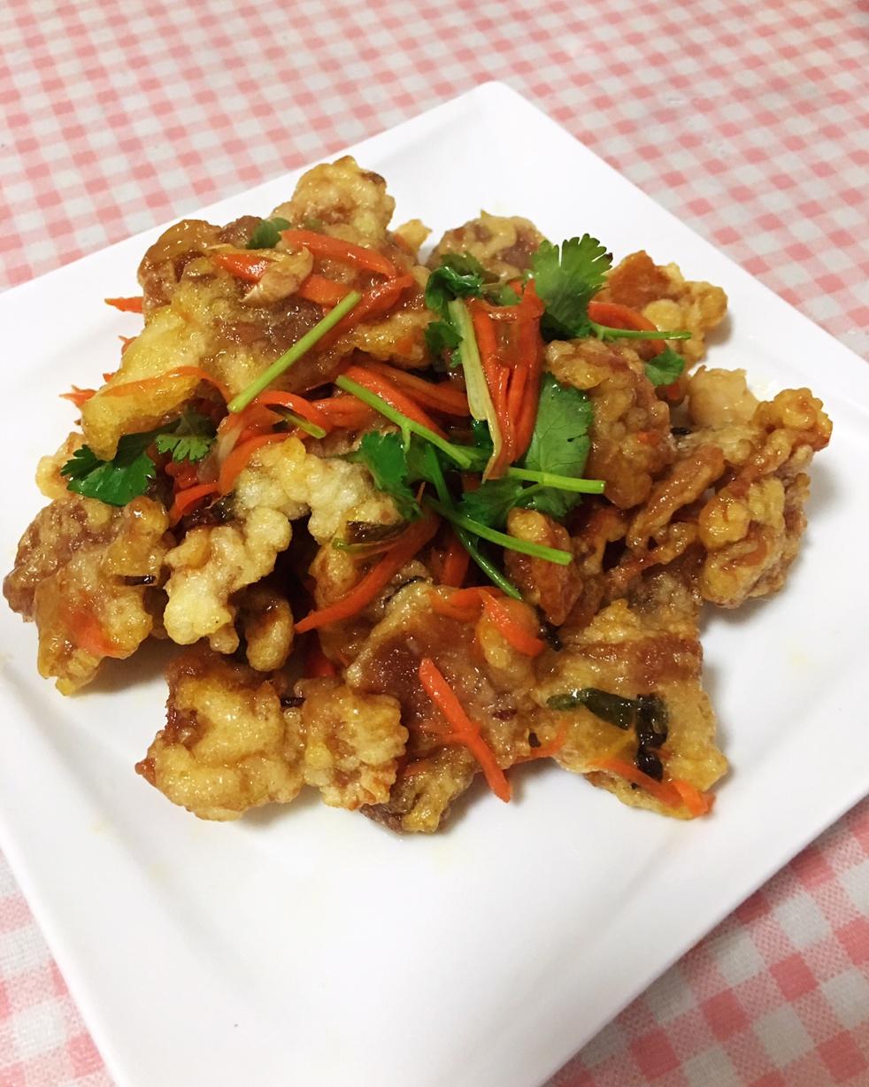 小小厨娘鸭做的锅包肉