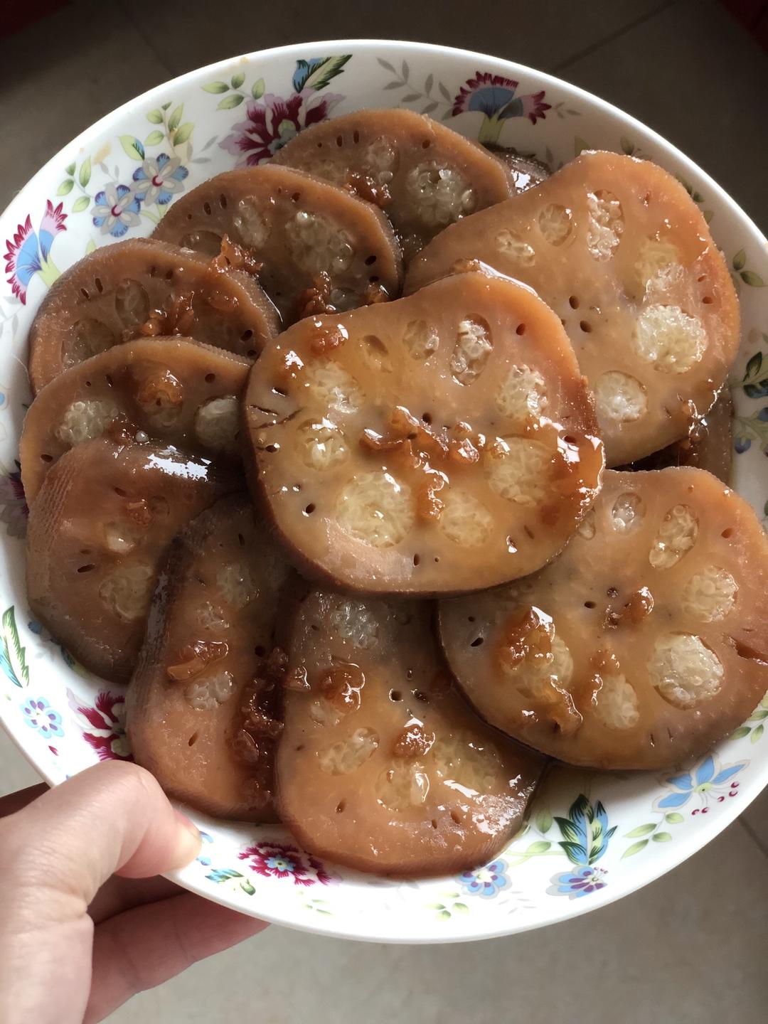 红糖糯米藕