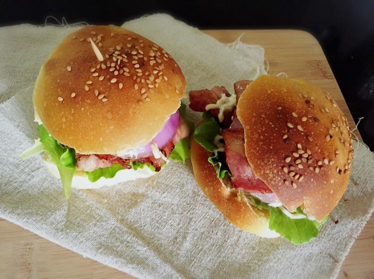 自制全麦汉堡
