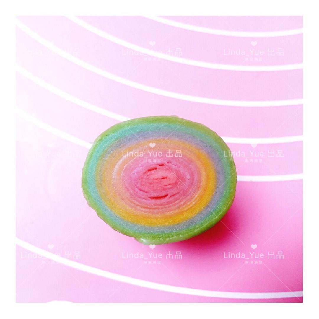 【彩虹蛋黄酥的做法步骤图,彩虹蛋黄酥怎么做好吃】Linda_Yue-制作