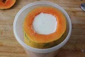木瓜椰奶冻的做法 步骤6