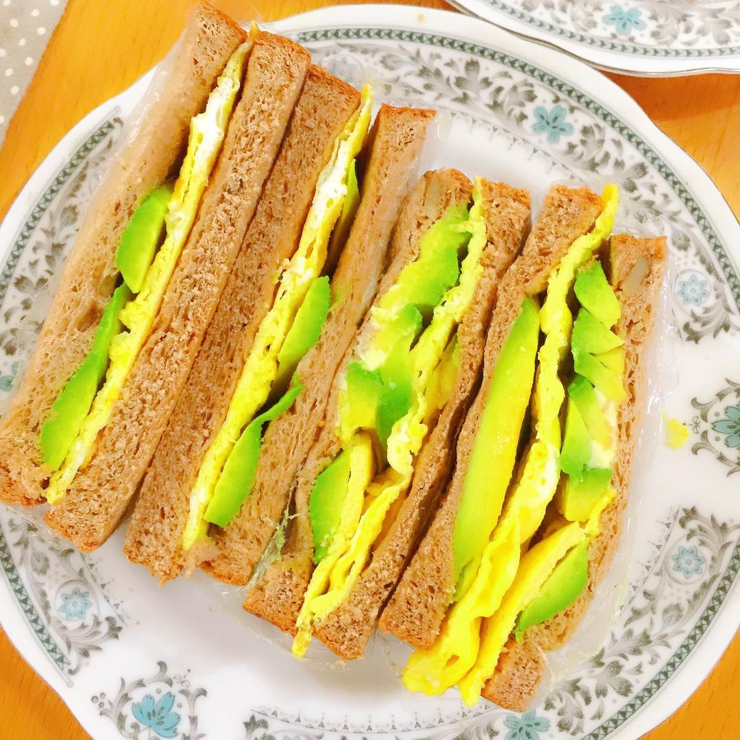 tellmaggie做的牛油果鸡蛋三文治