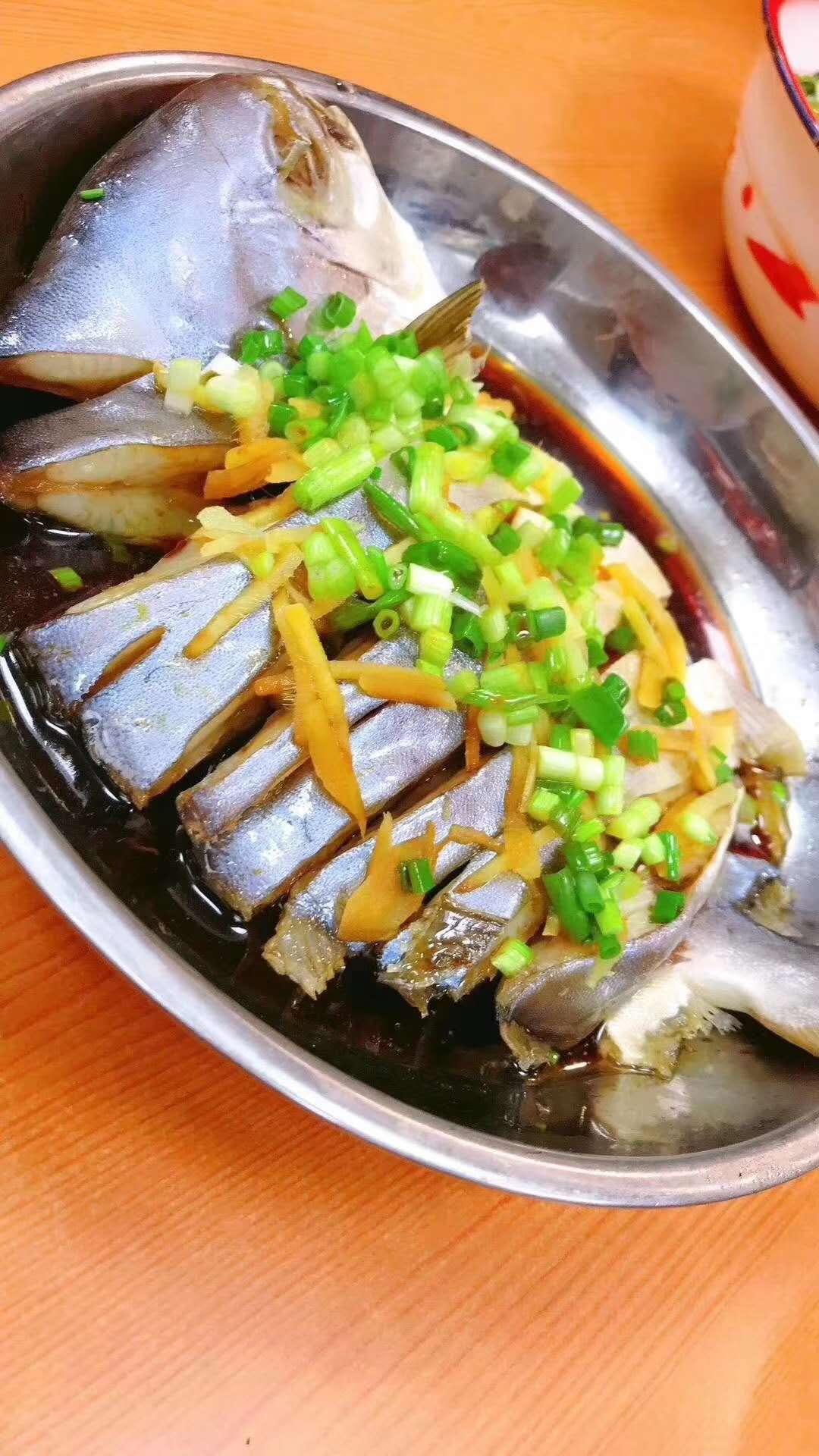 清蒸金鲳鱼干