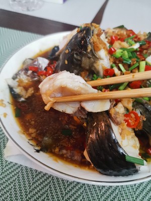 清蒸草鱼(剁椒鱼头同样适用)的做法 步骤3