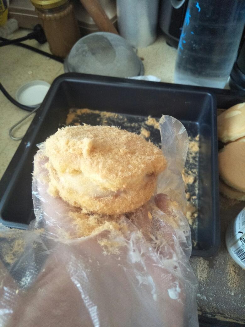 可以拉丝的肉松小贝的做法 步骤13