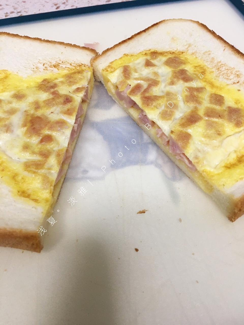 快手早餐煎鸡蛋吐司