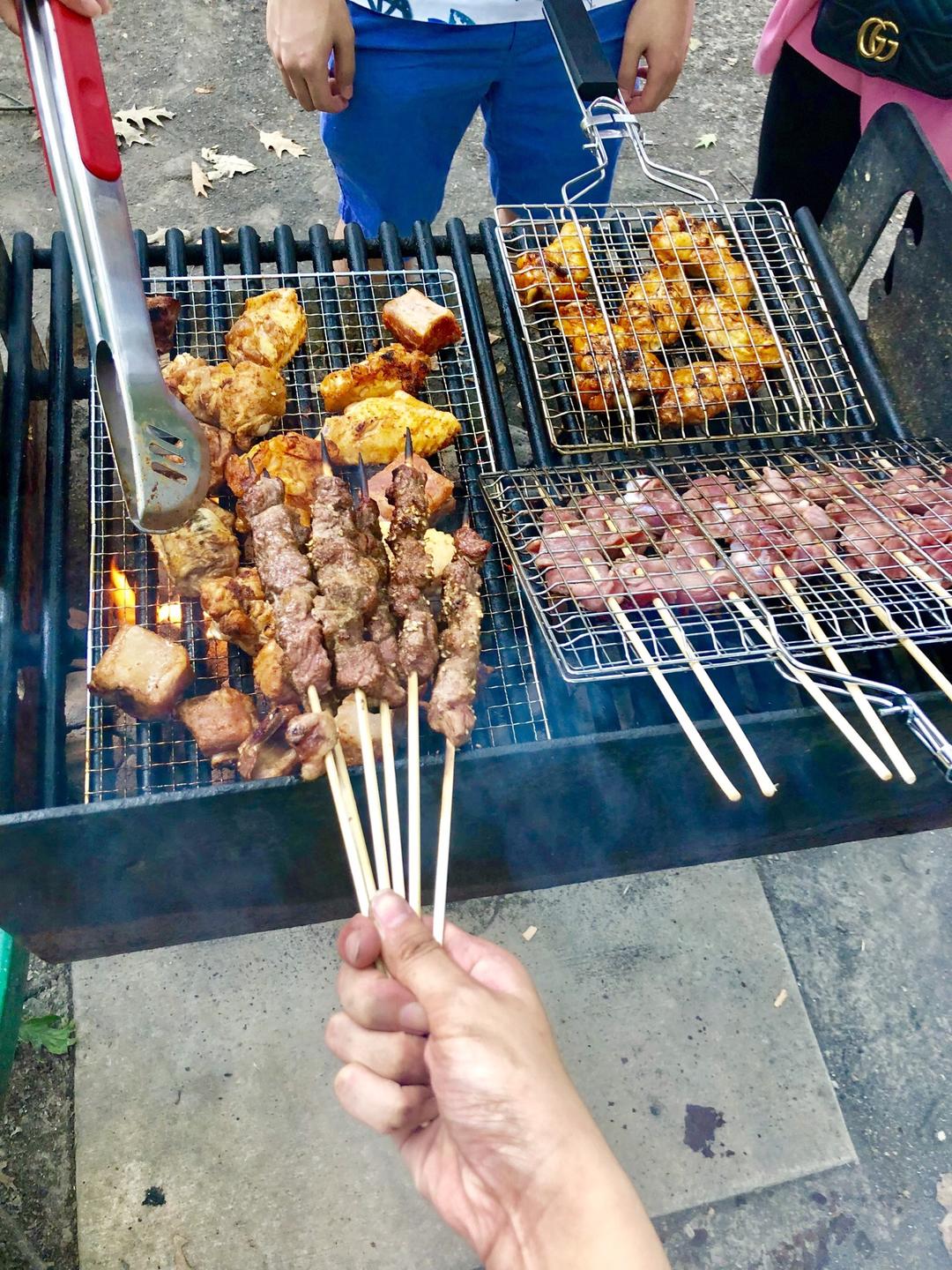 户外烧烤之菜肴篇:如何自己做室外烧烤(一)(附带羊肉串的制作教程)