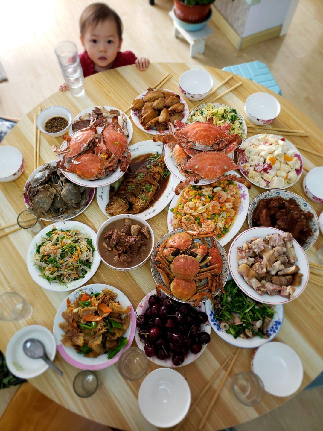 小维爱美食做的年夜饭