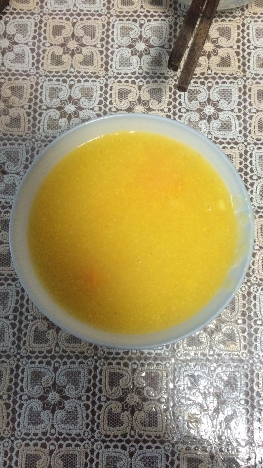 糁子面粥(红薯粘粥)