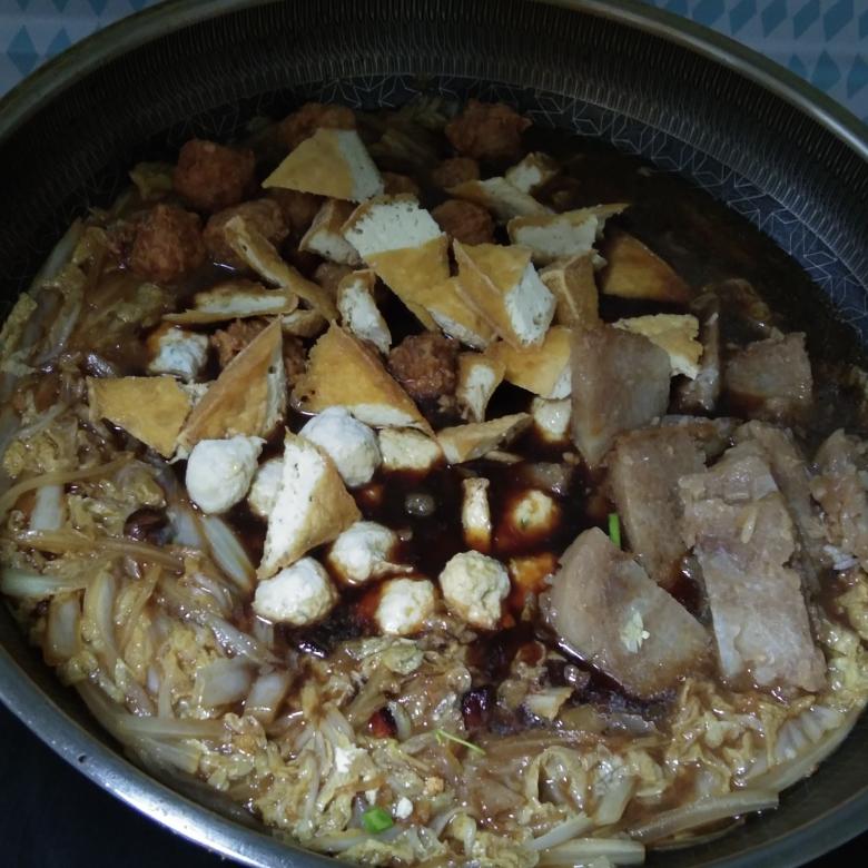 菜谱 河南大锅菜 炸豆腐切块.