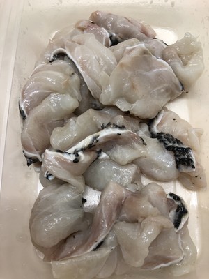 上海青炒鱼片的做法 步骤1
