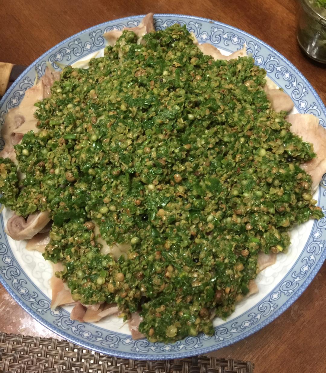 椒麻肚片(凉菜)