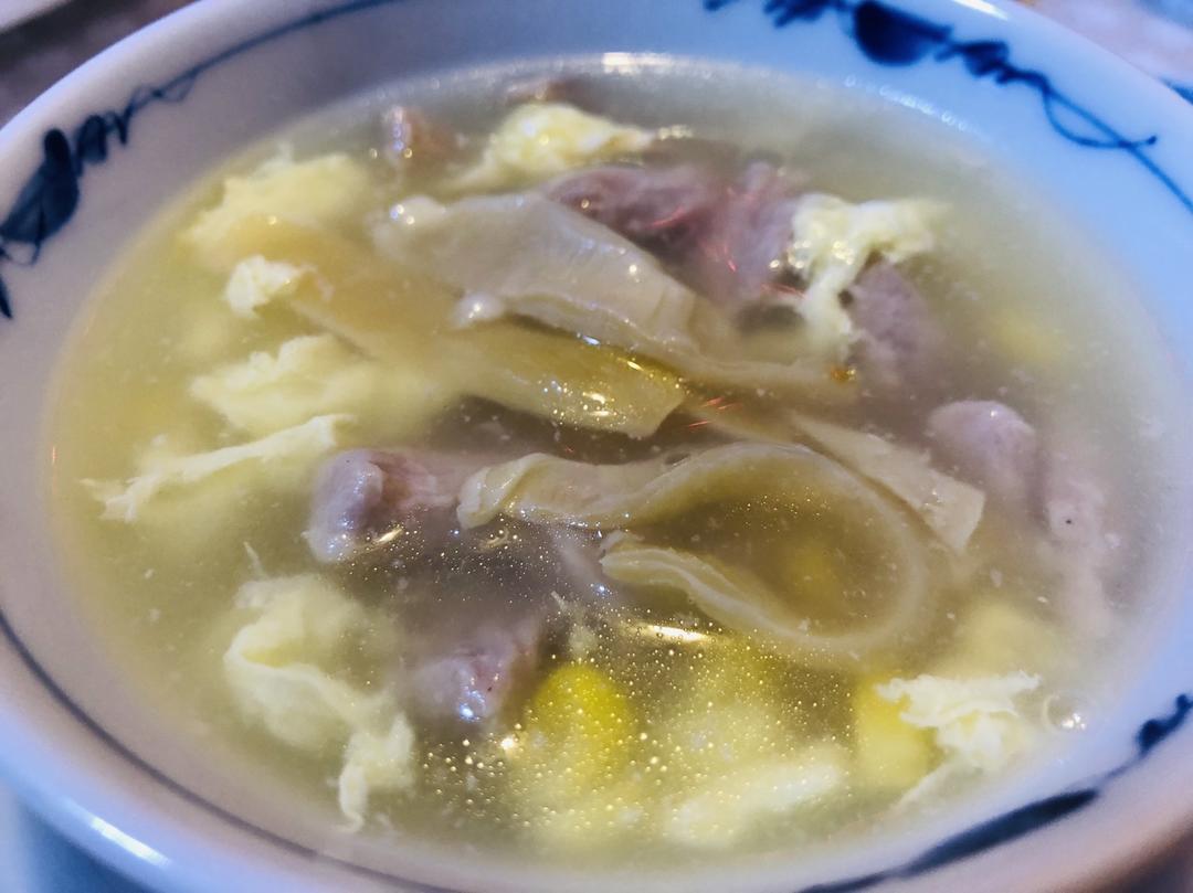 10元营养汤-蛋花瘦肉玉米羹