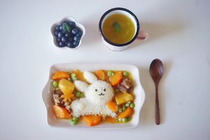 馨宝的小饭桌(儿童餐)的做法 步骤4