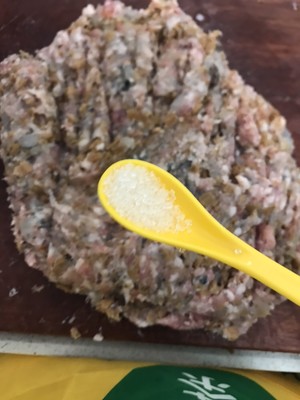 梅菜蒸虾/肉饼的做法 步骤7