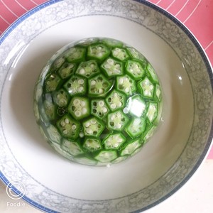 秋葵花球的做法 步骤9