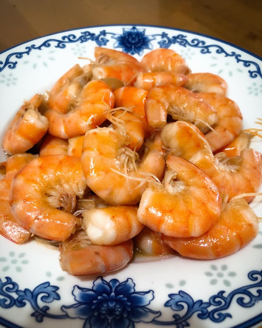 爱甜食的钱姐姐做的红烧基围虾
