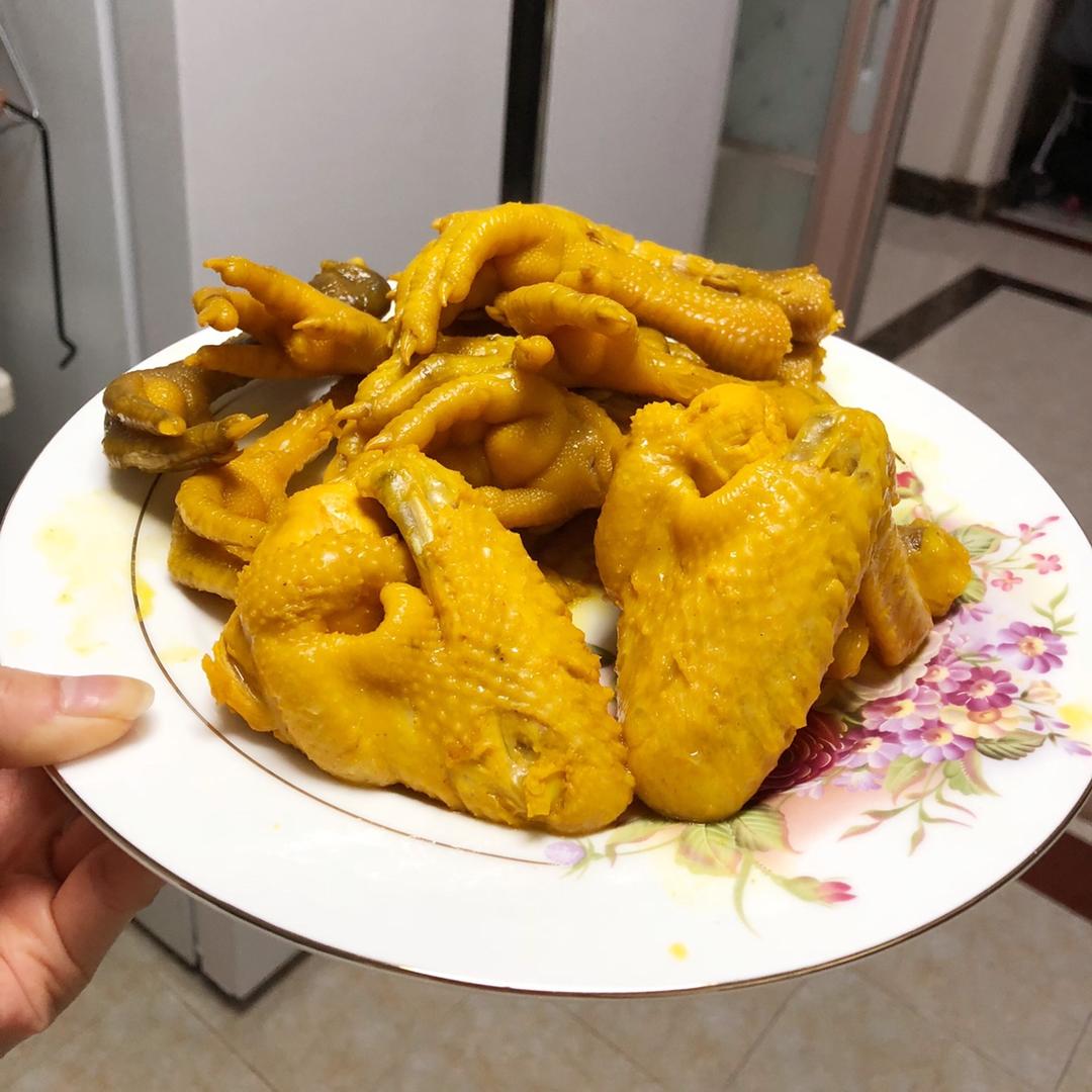 女神之家做的梅州客家盐焗鸡翅(水焗)