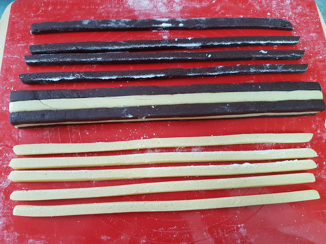 【黑白饼干 Schwarz-Weiß-Gebäck的做法步骤图】QY_德国烘焙-制作