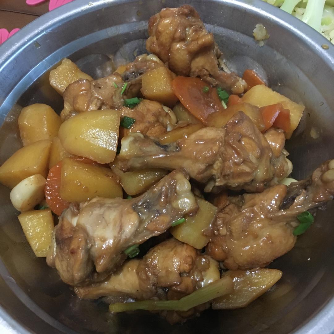 我爱可乐瓶做的红烧鸡翅根
